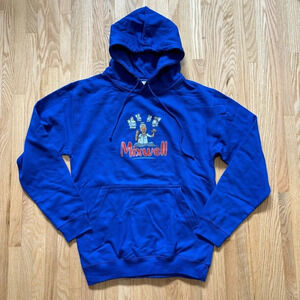 Mixwell Blue Fleece  Lined Hoodie
